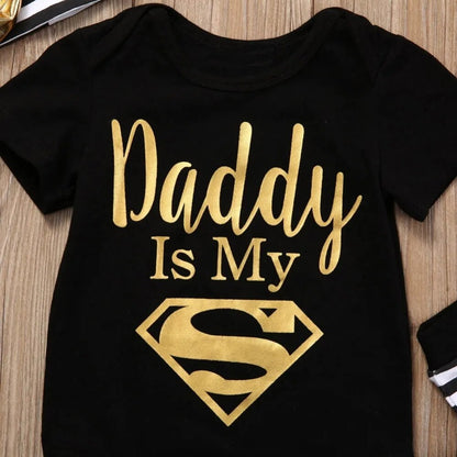 Baby Romper "Daddy Is My Superman"