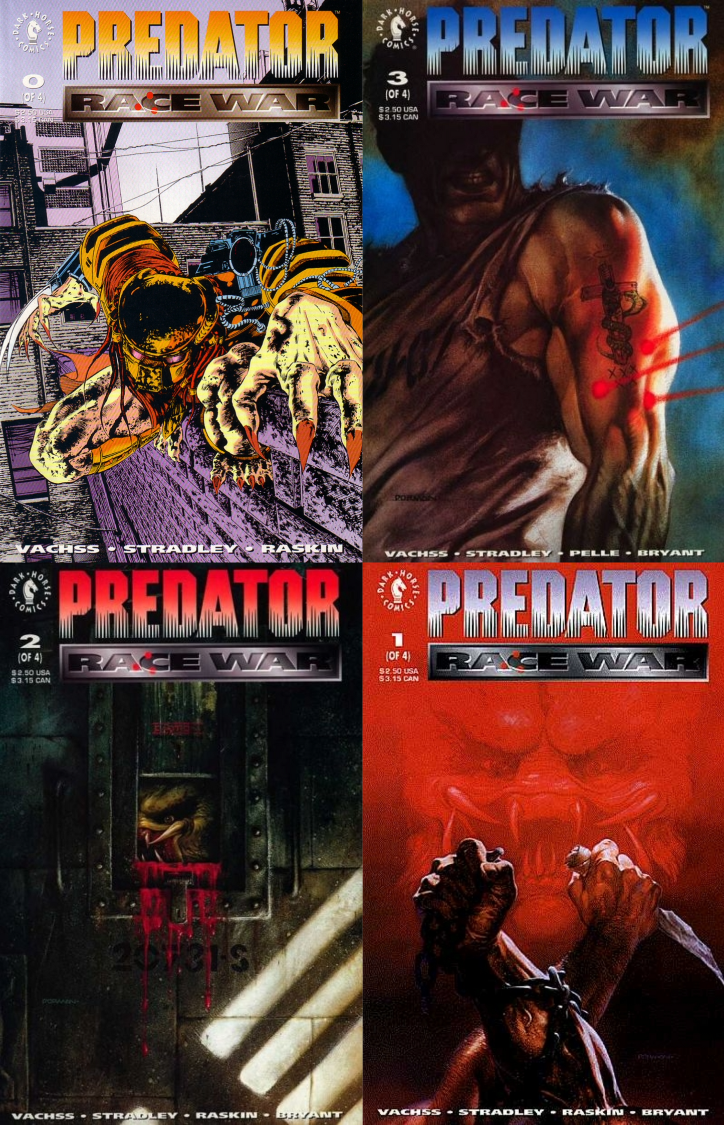 Predator: Race War #0-4 (1993) | Comic Series
