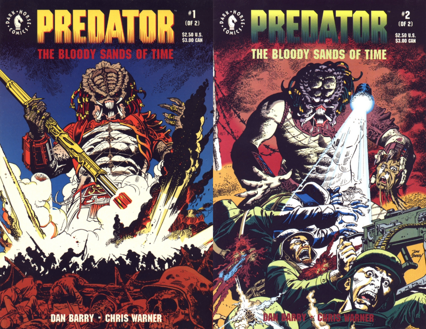 Predator: The Bloody Sands of Time #1-2 (1992) | Comic Series
