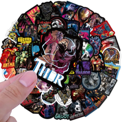 Marvel Characters Sticker Sets
