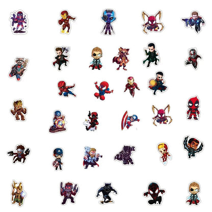 Marvel Characters Sticker Sets