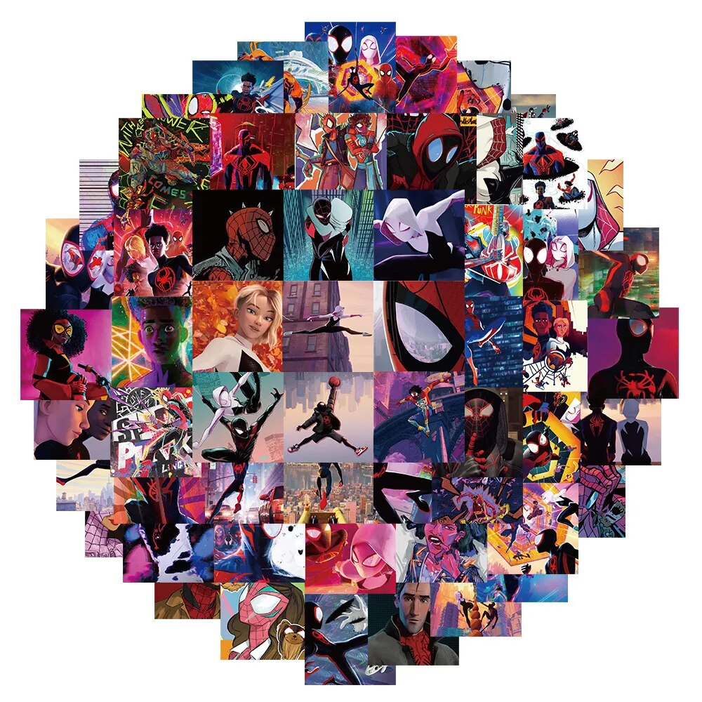 Marvel Spiderman Across the Spider-Verse Sticker Set