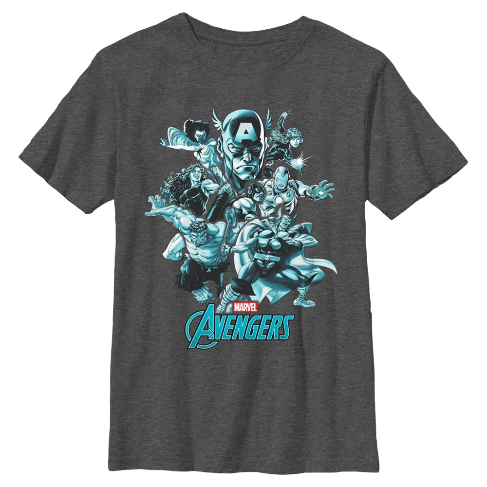 Boy's Marvel Avengers Classic Avengers Groupshot T-Shirt
