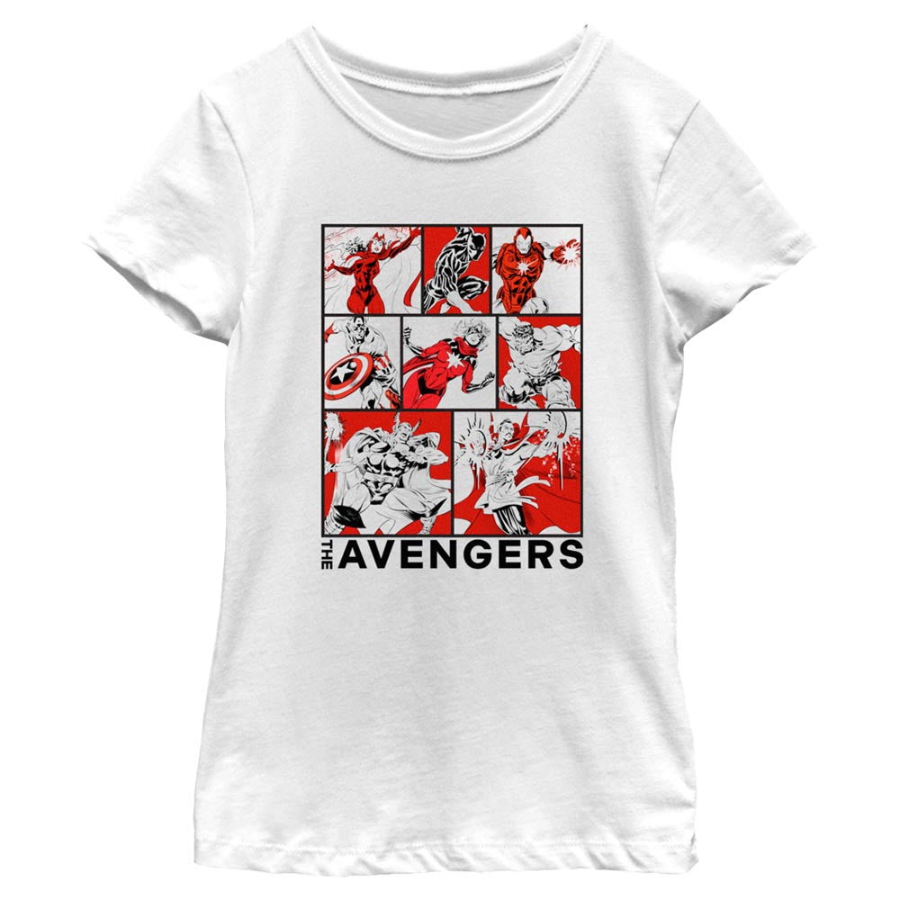 Girl's Marvel Avengers Classic The Avengers BoxUp T-Shirt