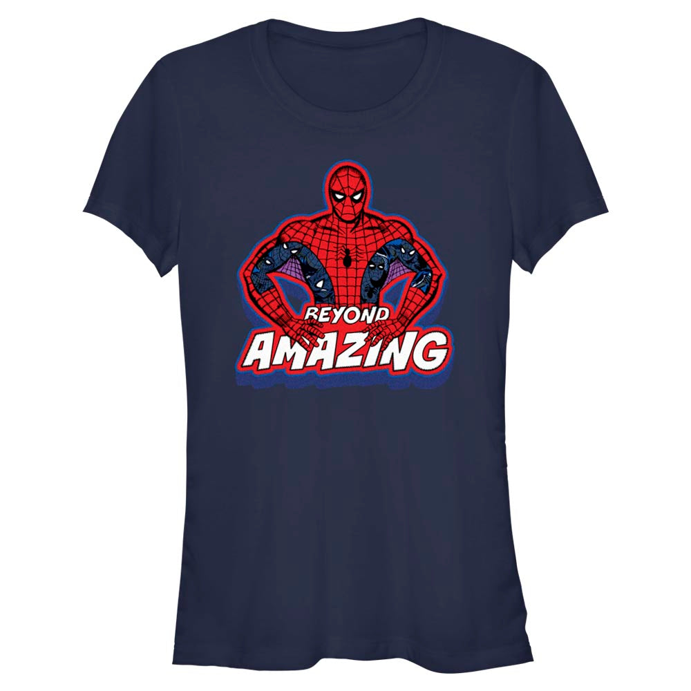 Junior's Marvel Spider-Man Beyond Amazing SPIDEY POSE BEYOND T-Shirt