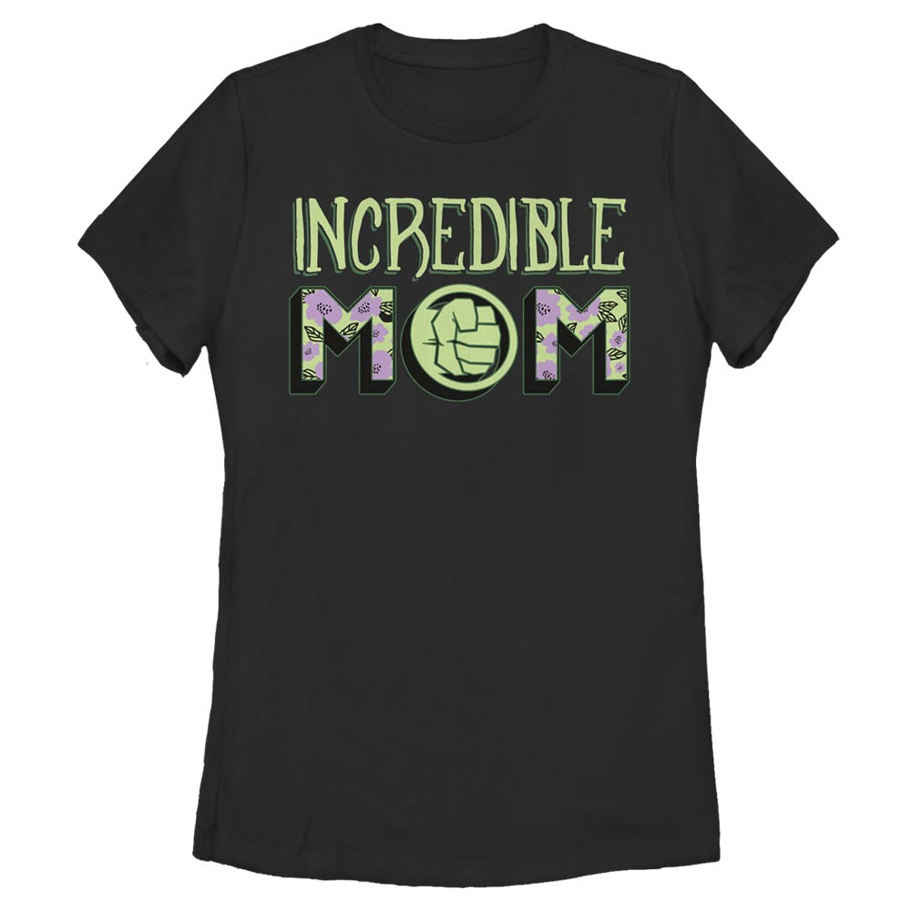 Women's Marvel Seasonal Incredible Hulk Mom T-Shirt