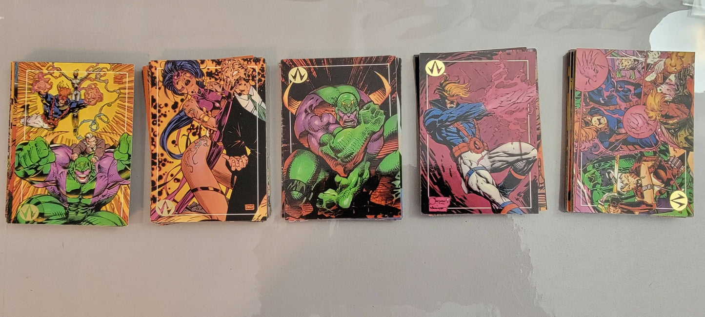 WildC.A.T.S Covert Action Teams Trading Cards (1993) Incomplete Set